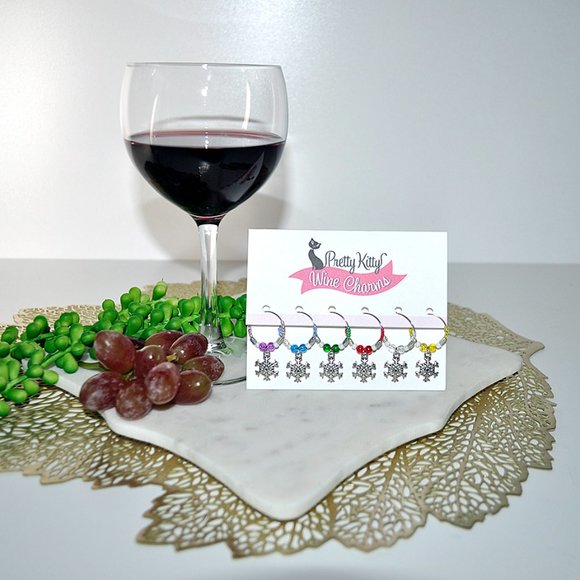 🍷Set of 6 Handmade Wine 🍷Charms (Various Themes Available) - Picture 6 of 11